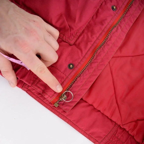 Vintage White Stag Red Medium-Weight Jacket Size Med - Picture 13 of 14